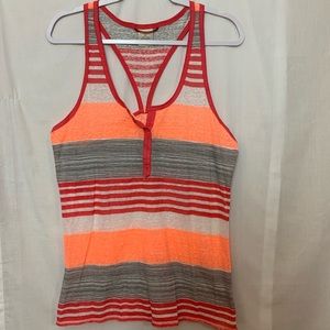 Bright Sports Back Tank. Fun colorful pattern